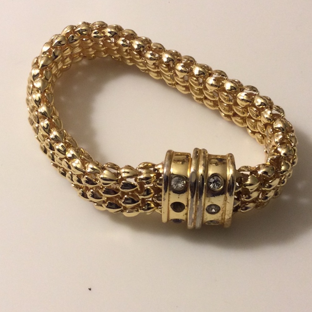 Gold Tone Magnetic Bracelet
